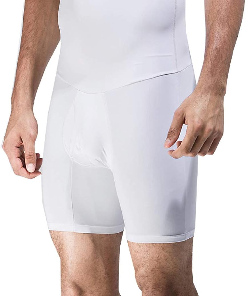 FENTINAYA Mens Tummy Control Shapewear Shorts High Waist Slimming Anti