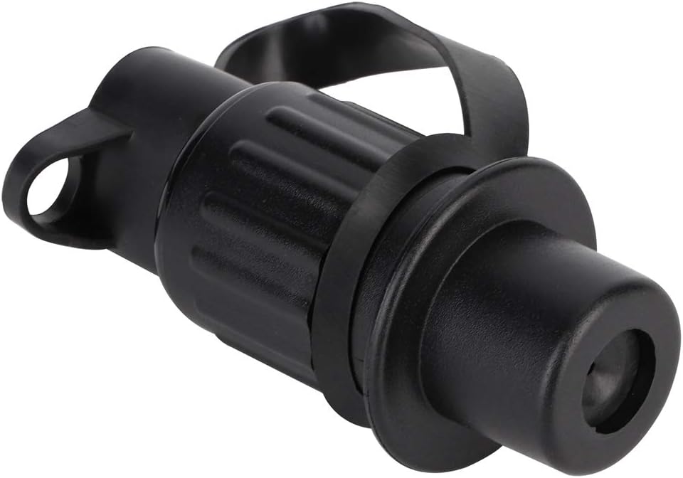 3 Pin Trailer Socket Connectors,3 Prong 12V Plug Tractor,3 Pin Tractor Plug Power For Connector Ag Trailer,3 Pin Tractor Plug,Black Plastic 3 Pin Trailer Plug Wiring Connector Adapter For Trailer