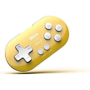 8Bitdo Zero 2 Bluetooth Gamepad For Switchpcmacosandroid Yellow Edition [