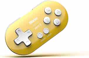 (未使用･未開封品)8bitdo Zero 2 ゲームコントローラー Bluetooth ワイヤレス Windows Android macOS RaspberryPi Steam イエロー Edition Amazon.com: 8Bitdo Zero 2 Bluetooth Gamepad Keychain Sized