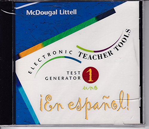 Image of Electronic Teacher Tools Test Generator 1 En Espanol!