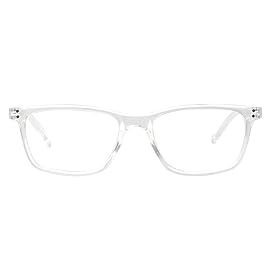 5 Pack Reading Glasses Men Women Spring Hinges Comfortable Glasses for Reading (5 Clear, 2.50)Medium