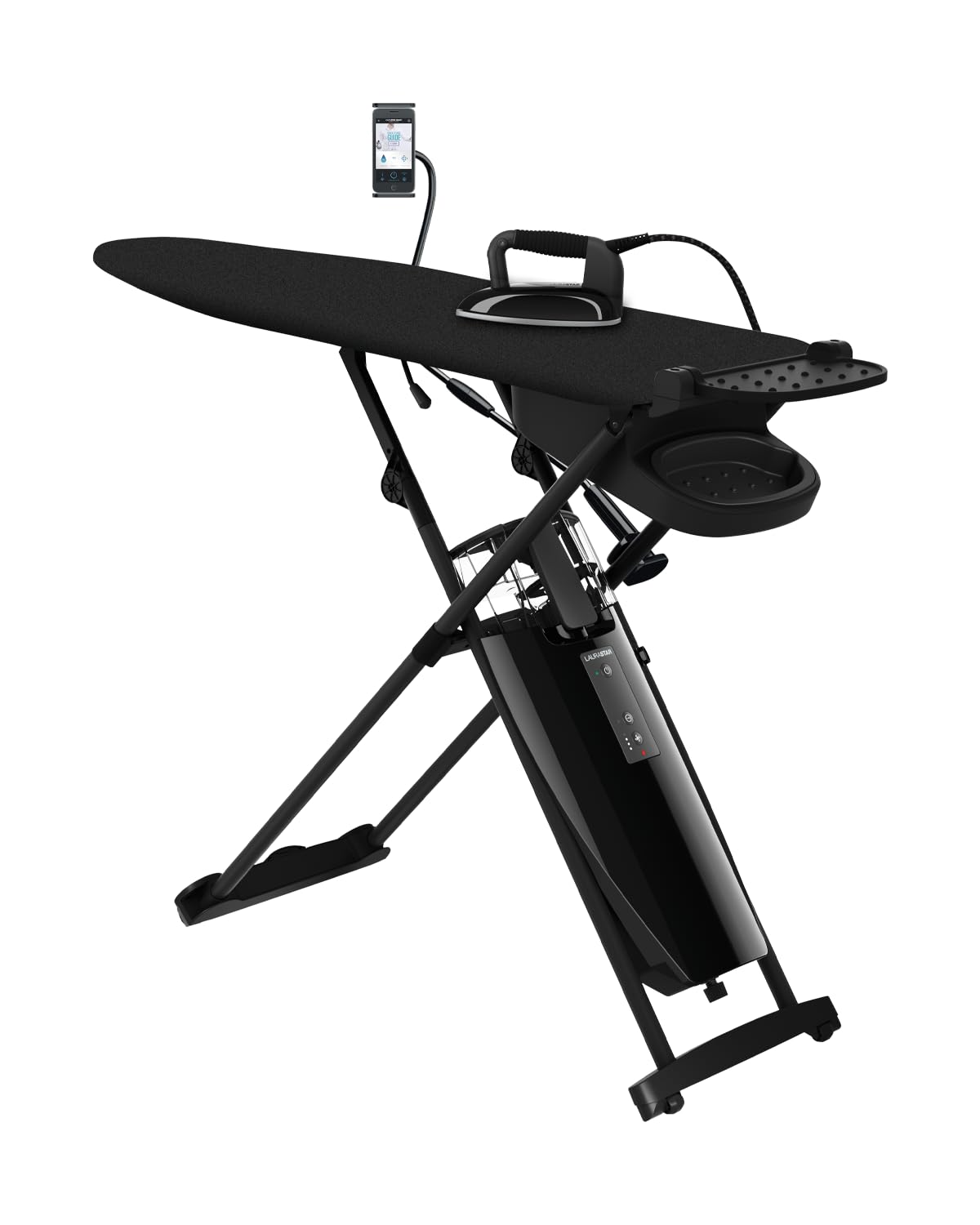 Laurastar Smart M Limited Edition Système de Repassage Avec Fer Professionnel Générateur Vapeur et Table Active, Vapeur Hygiénique, Semelle 3D, Vapeur Pulsée, Réservoir Amovible