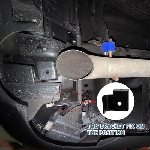 Image of Aluminum Rear Left Driver Side Underbody Shield Cover Compatible with 2022-2025 Ford Maverick Rear Wheel Underbody Cavity Splash Shield Guards Prevent from mud Sand Stones and Water