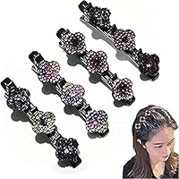 ラインストーン付きヘアクロークリップ Amazon.co.jp: TOBATOBA ポニーテールクリップ ラインストーン
