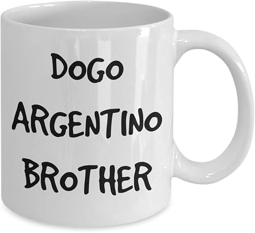 Miniatura 2 de Dogo Argentino Brother Mug - White 11oz 15oz Ceramic Tea Coffee Cup - Perfect For Travel And Gifts