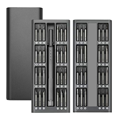 POWERGIANT Mini Screwdriver Set, Small Precision Screwdriver Kit with 48 Magnetic Bits and Case, Handy Repair Tools for Eyeglasses, iPhone, Smartphone, iPad, PC, Laptop, Watches and Jewery