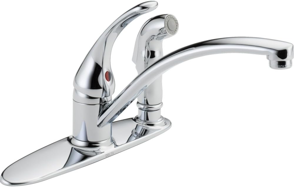 DELTA FAUCET B3310LF, 19.35 x 11.75 x 0.02 inches, Chrome