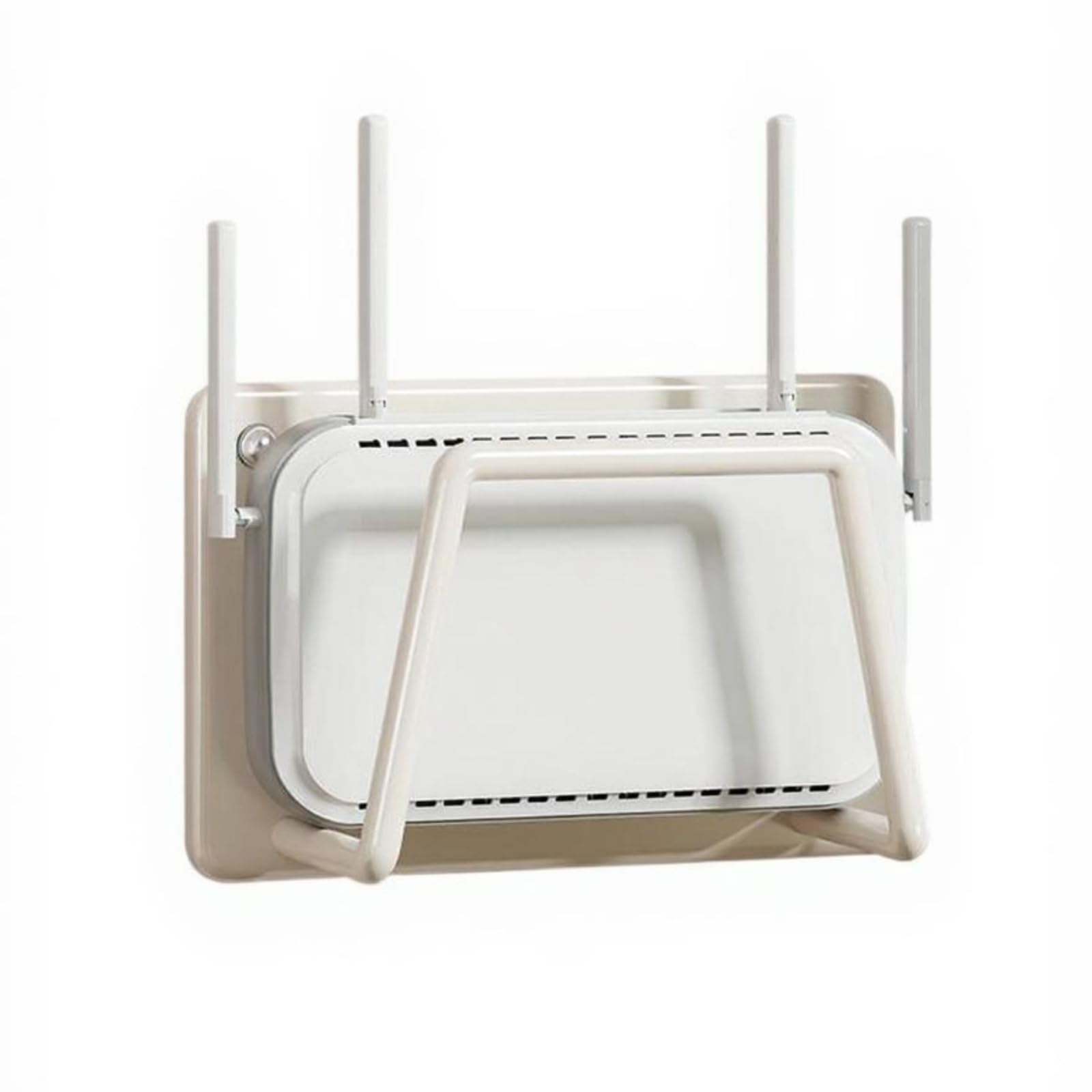 Router Shelf Organizer, Wire Management Box, Living Room White 15x10x5cm-image-21