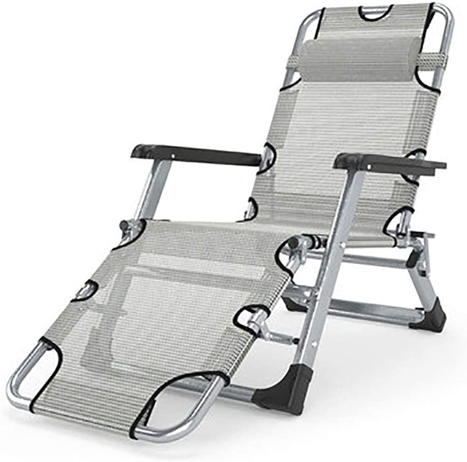 Chaise longue de plage inclinable zéro gravité pliante de jardin balcon