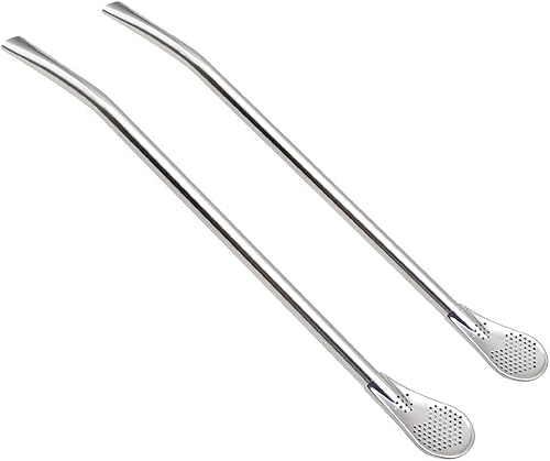 Miniatura 9 de GFDesign Yerba Mate Bombilla - Pajitas de filtro de calabaza para beber, puntas de silicona suaves a prueba de calor, acero inoxidable 188 de grado