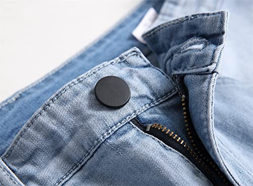 Skinny Stretch Jeans for Men Casual Regular Fit Straight Leg Denim Pants Classic Distressed Vintage Jean Trousers3