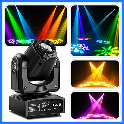 60W Moving Head Light Stage Lights 8 Patterns Colors Dj Lights 10/12Ch Dmx512 Sound Control Auto Operation Party Light For Christmas Wedding #TOP1