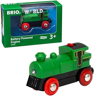 BRIO World - 33595 Battery Powered Engine Train | Toy Train for Kids Ages 3 and Up