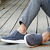 Men's Arch Support Slip-On Loafers Walking Shoes: Supportive Comfortable Casual Footwear Slip-On, High Arch Cushion Outdoor Indoor Shopping Vacation Travel Standing Dress Boat Shoes Denim Size 12 #2