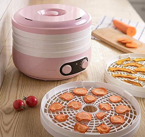 Lebensmittel Dehydrator,5-Tablett-Lebensmittelkonservierungsmaschine Mit 0 Bis 72 Stunden Timer 35-70 ° C… – Bild 3