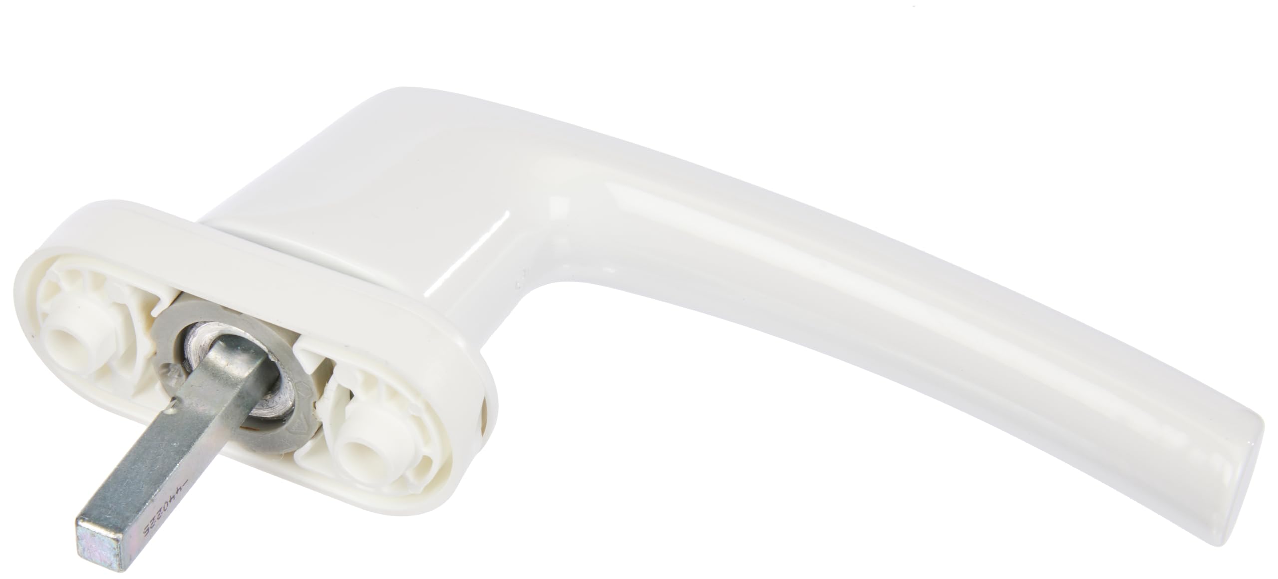 Maniglia per finestra Roto Line chiudibile 40 Nm bianco traffico con viti perno quadrato 7 x 32 mm