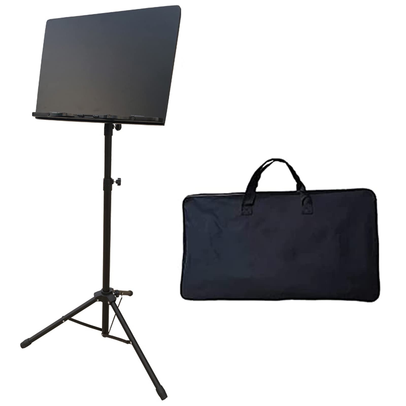 Atril para Partituras con Soporte para Teléfono Y Micrófono, Atril De Metal Extra Estable, Estructura De Metal, Estable Y De Tamaño Reducido, Atril Plegable Multiusos para,