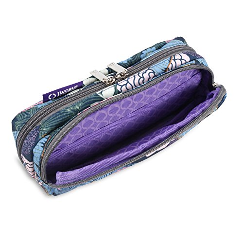 Image of J World Jojo Cute Pencil Case for Kids & Adults. Soft Fabric Zip Pen Bag