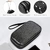 Skycase Electronic Organizer Travel Case - Waterproof Travel Cord Pouches for Organization, Cable Organizer, All-in-One Double Layers Storage Bag for Accessories, Charger, Cable, Black-1