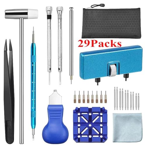 Fiocias Assista Link Remover Kit Reparar Kit de relógio Banda Relógio Manutenção para relojoeiro