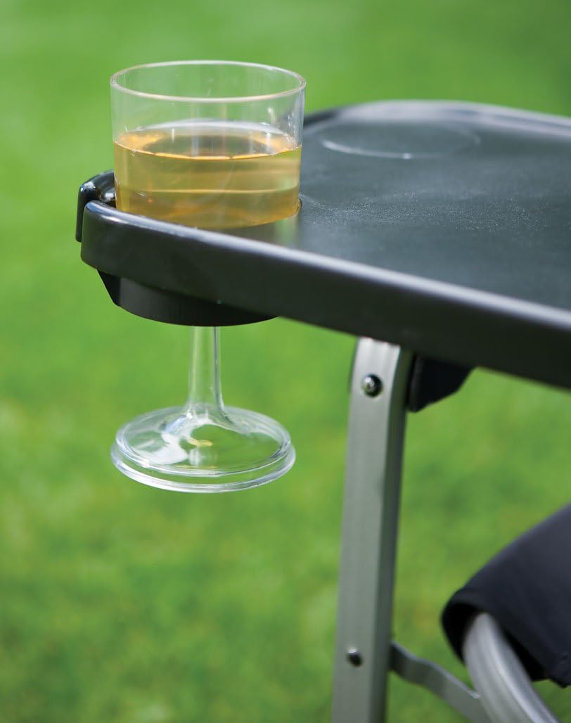 Coleman Aluminum Deck Chair with Swivel Table