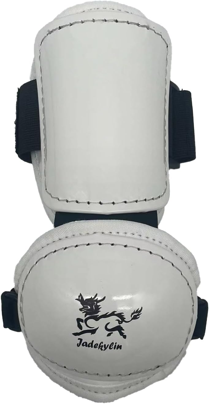 Jadekylin Batter Elbow Guard -Youth White