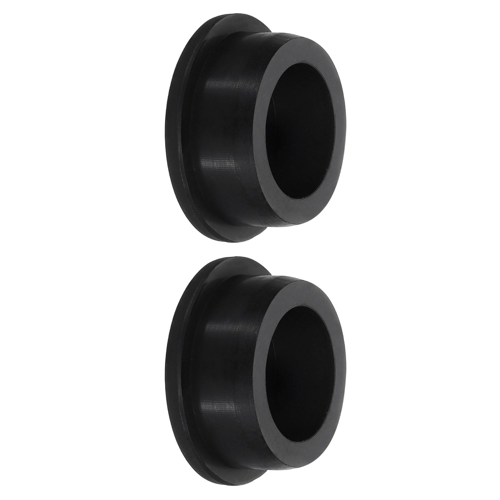 TA-VIGOR Silicone Hole Plug, Waterproof Rubber Stoppers Button Plugs, Round Bungs Hole Sealing Cover Tube Pipe End Caps for 36mm / 1.42" Holes Bottle Pipes, Black 2 pcs — image 1