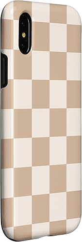 Miniatura 9 de Funda de tablero de ajedrez marrón beige claro para iPhone 14 Pro