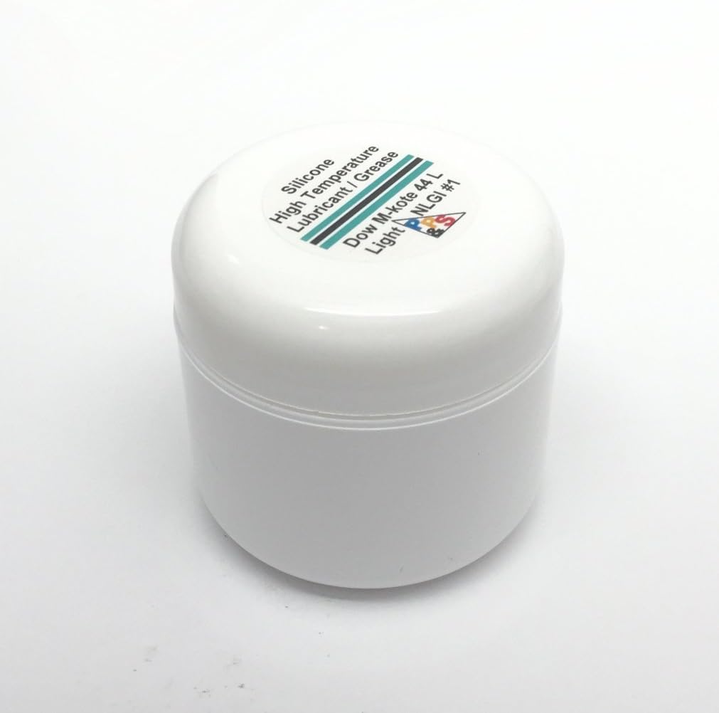Dow Corning Molykote 44 Light Silicone High Temperature Bearing Grease Lube, Light NLGI #1 Consistency Grade, 57 g or 2 oz