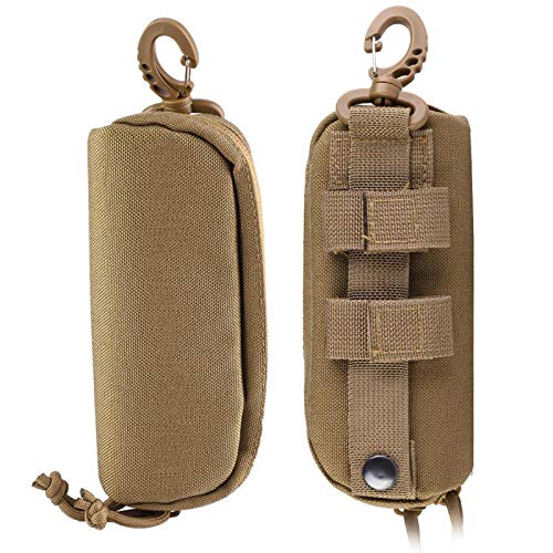 Bolsa de Gafas Tactica, a prueba de golpes y antichoques Bolsa Molle Modular para actividades al aire , uso militar y deportes extremos