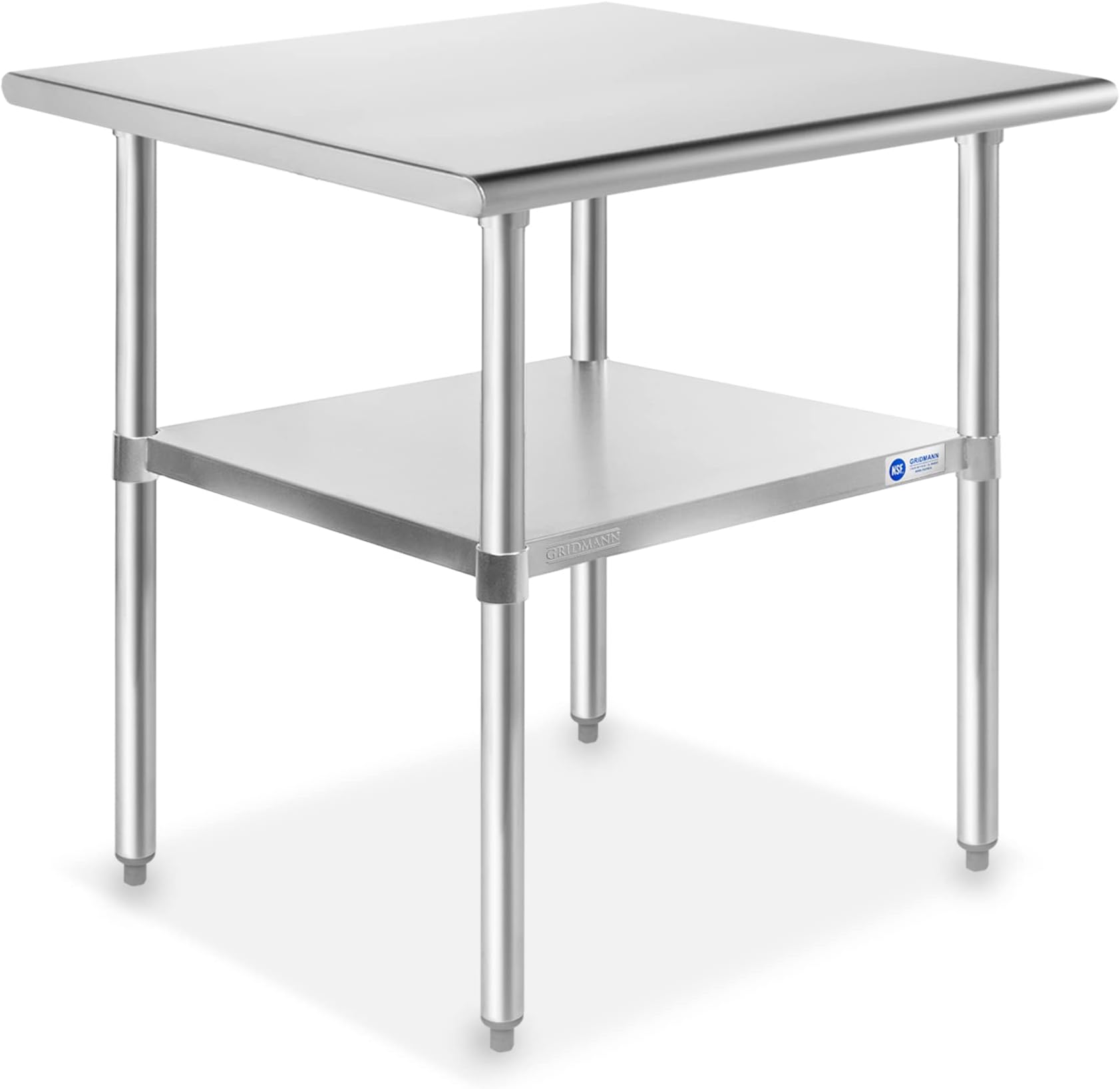 Gridmann NSF Stainless Steel Commercial Kitchen Prep & Work Table - 30 in. x 24 in.