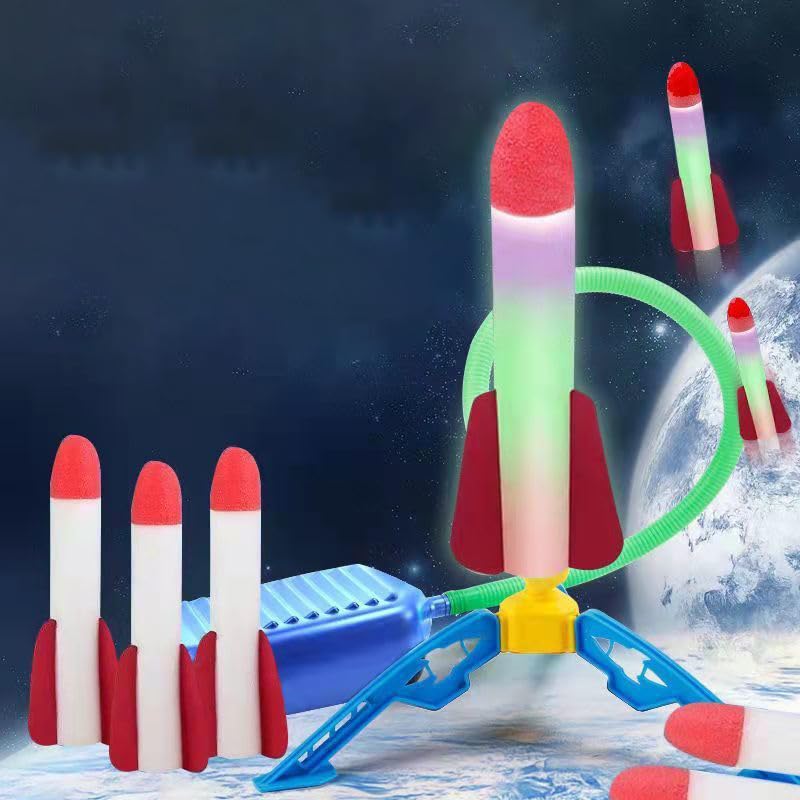 GT - Duo Stamp Rocket Shooting Outdoor Toys with LED for Kids - Includ GT - Duo Stamp Rocket Shooting Outdoor Toys with LED for Kids - Includ