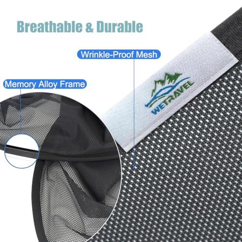 Image of Breathable Mesh Sunshade for Tesla Model Y Juniper /Launch, Thin Lightweight Glass Roof Sunshade, UV Blocking & Ventilation, Easy Clip Install, Foldable with Storage Bag