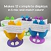 FreshCut Crafts Psalm 139:14 Punch-Out 3-D Paper Kit, 12 Colorful Tabletop Displays Bible Craft for Kids Ages 5 & Up, Perfect for Sunday School, Church Activities, Homeschooling, Classroom Decor #2
