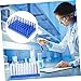 HOLIDYOYO 1pc Plastic Test Tube Drying Rack Detachable Test Tube Holder Stand for Laboratory Use Lightweight and Space-Saving Design for Scientific Research and Industrial Applications