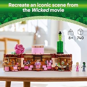 LEGO Wicked Glinda & Elphaba's Dormitory Building Toys - Wicked Toys for Girls & Boys, Age 8+ - Birthday Gift Idea - Buildable Doll House for Kids - 75683 LEGO Wicked Glinda Elphabas Dormitory Building Toys Wicked Toys for Girls Boys Age 8 Birthday Gift Idea Buildable Doll House for Kids 75683