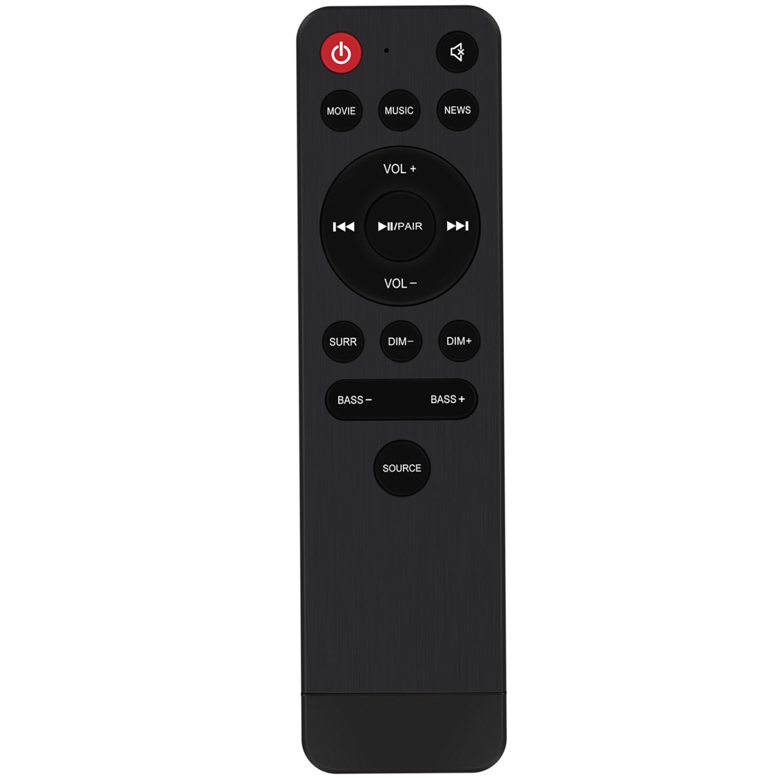 New EN214C1H Replacement Remote Control Compatible with Hisense 2.1 Channel Sound Bar Home Theater System
