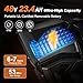 VALTINSU EM5 Electric Dirt Bike w/Light & Display, Off-Road Motorcycle 3840W 3 Speed Modes (Max 40MPH) 48V Range 53MI,14