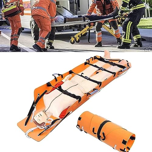 Barella pieghevole portatile, Barella medica portatile di emergenza, Barella portatile, Barella pieghevole di emergenza medica Barella posteriore di salvataggio di emergenza portatile, for vigili del