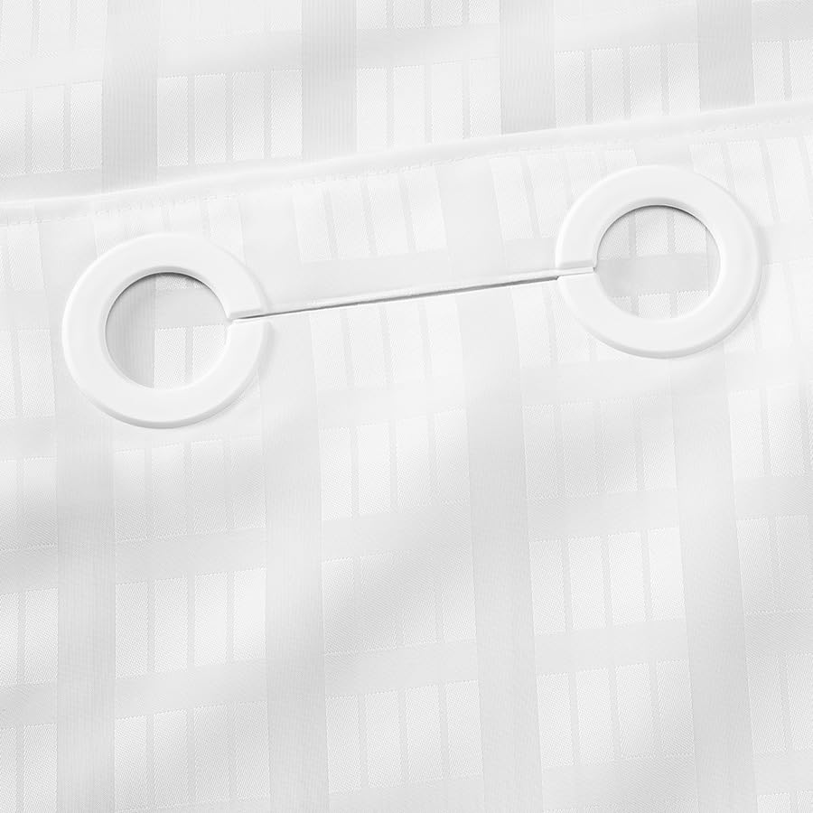 Rideau de douche sans crochet Whitmor installation rapide 188 cm - 4