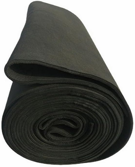Graphite Felt Thermal Insulation Electrolytic Graphite Felt High Temperature Resistant Soft Graphite Carbon Felt (2 Piece/8X200X300MM)