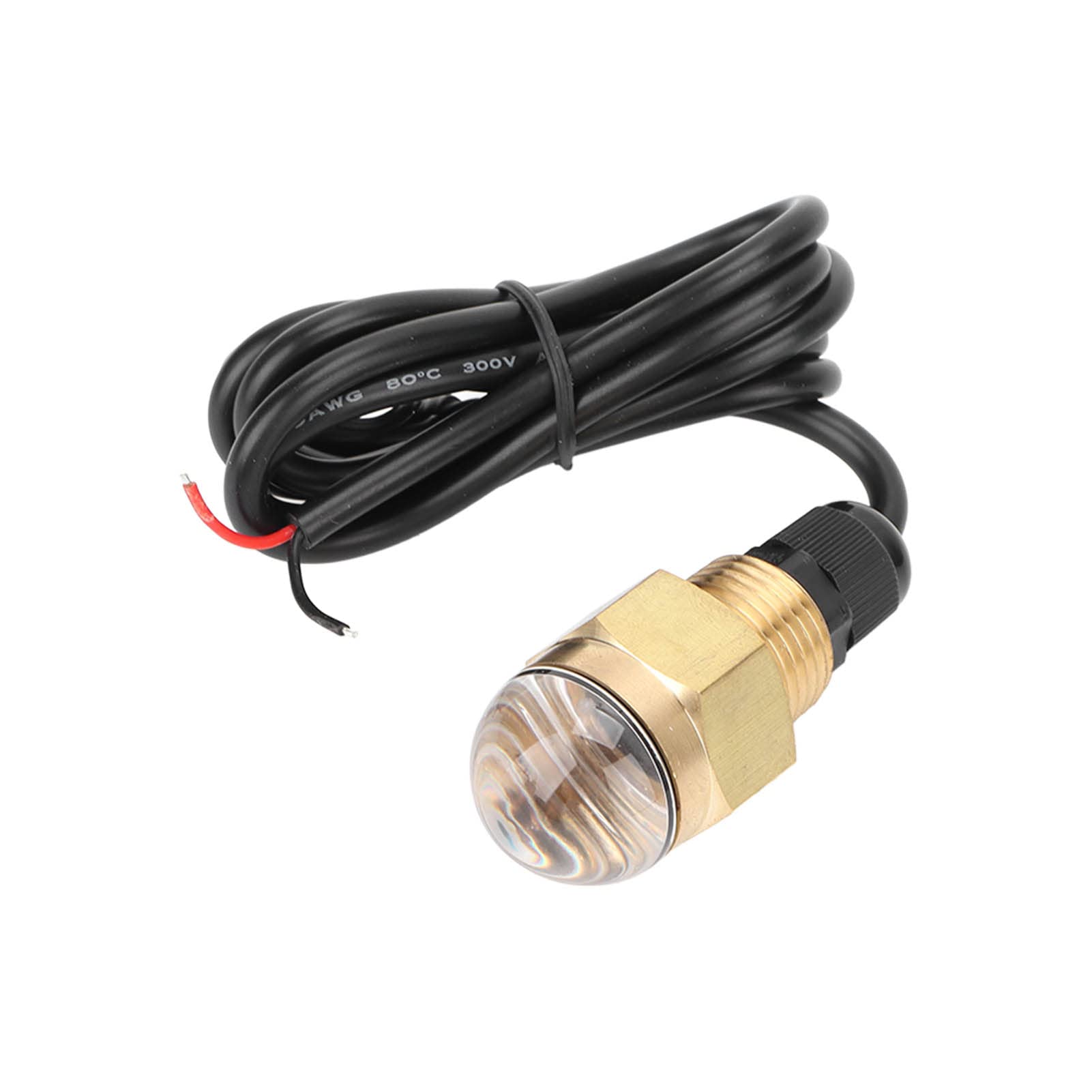 Tbest Boot Ablassschraube Licht, Ablassschraube LED Licht IP68 Wasserdicht 1/2 Zoll Gewinde 840LM Unterwasserlampe Universal für Yachtschiffe