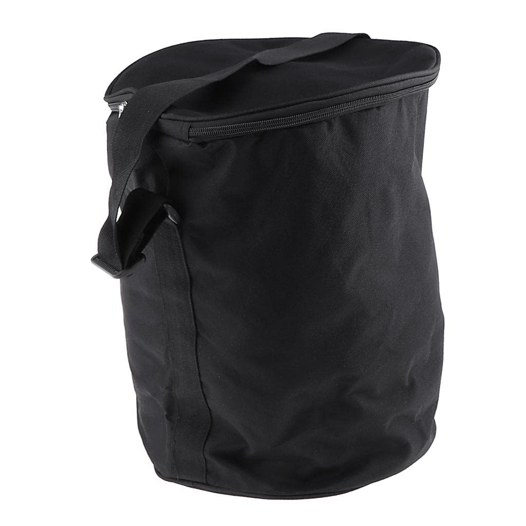 Bolsa para Pelotas de Tenis, Bolsa Redonda Tipo Cubo, Bolsa de Almacenamiento, Bolsa Deportiva Resistente Al Agua con Asa, Adecuada para Tenis, Tenis, Negro