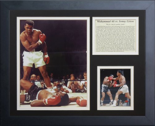 Legends Never Die 'Muhammad Ali vs Liston Foto enmarcada Collage, 11 x 35.6 cm