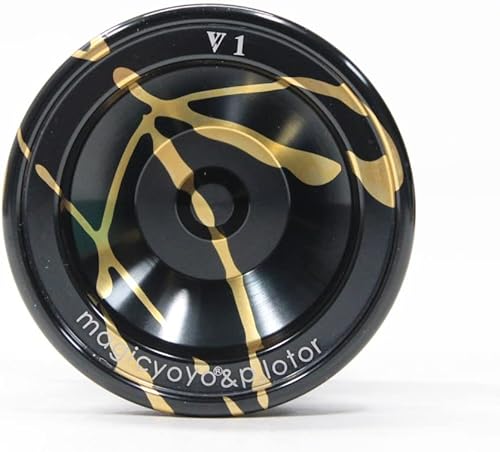 MAGICYOYO V1 PLotor Yoyó - Aluminio 6061 - YoYo no sensible negro dorado