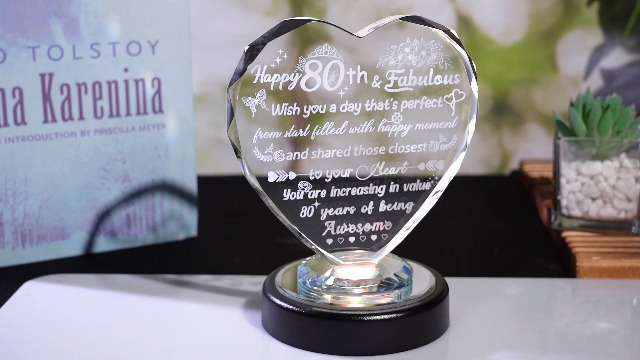 ENGZHI 80th Birthday Gift Keychain For Women - Stainless Steel Keepsake With Inspirational Quotes - View #11