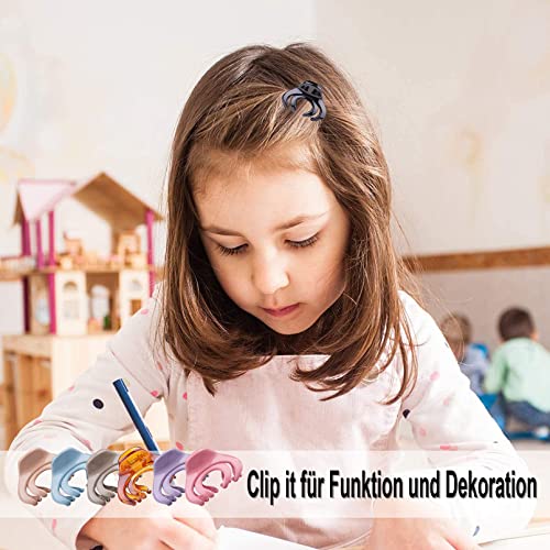 20 Stück Oktopus Haarklammern, FITDON 4cm Rutschfestes Haarspangen für dünn mittel Haar, Haarkrallen Spinnen Jaw Clips Haarstyling-Zubehör für Frauen Mädchen Kinder