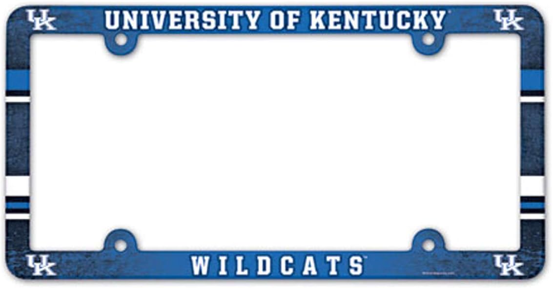 NCAA License Plate with Full Color Frame