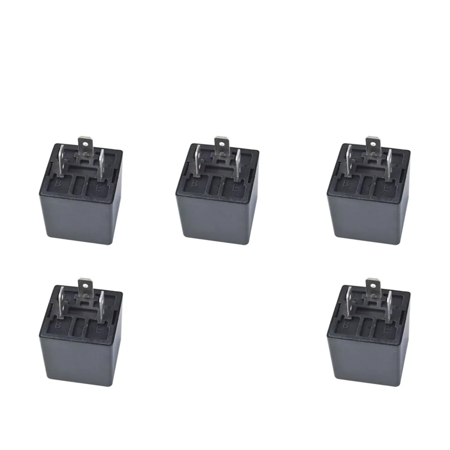 12V 3-Pin CF13 JL-02 0.02A 20A Car Flasher Relay for LED Fix Turn Signal Hyper Flash(5 PCS Relay)